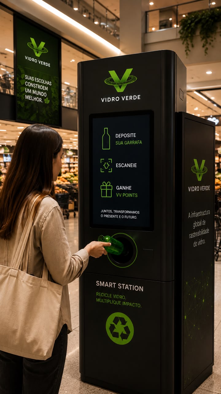 Ecoponto Smart Station Vidro Verde